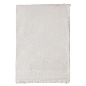 Mulberry Tree Rectangular Scarf Cream 